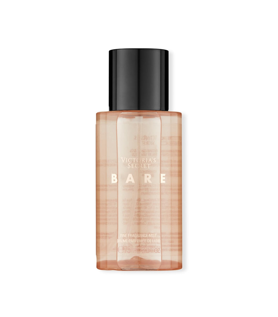 Victoria's Secret Bare front bottle showing label and travel-friendly size benefit