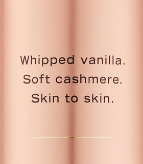 Victoria's Secret bare vanilla back label with ingredients and directions
