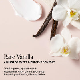 Victoria's Secret mist and lotion arranged on a vanity for coordinated use