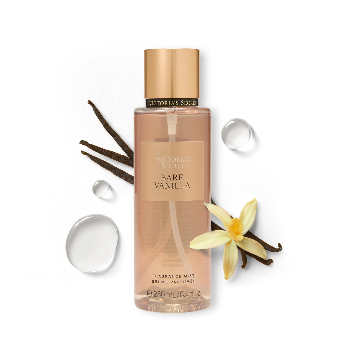 Victoria's Secret lotion pump close-up highlighting easy application