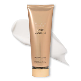 Victoria's Secret mist spraying to demonstrate light fragrance