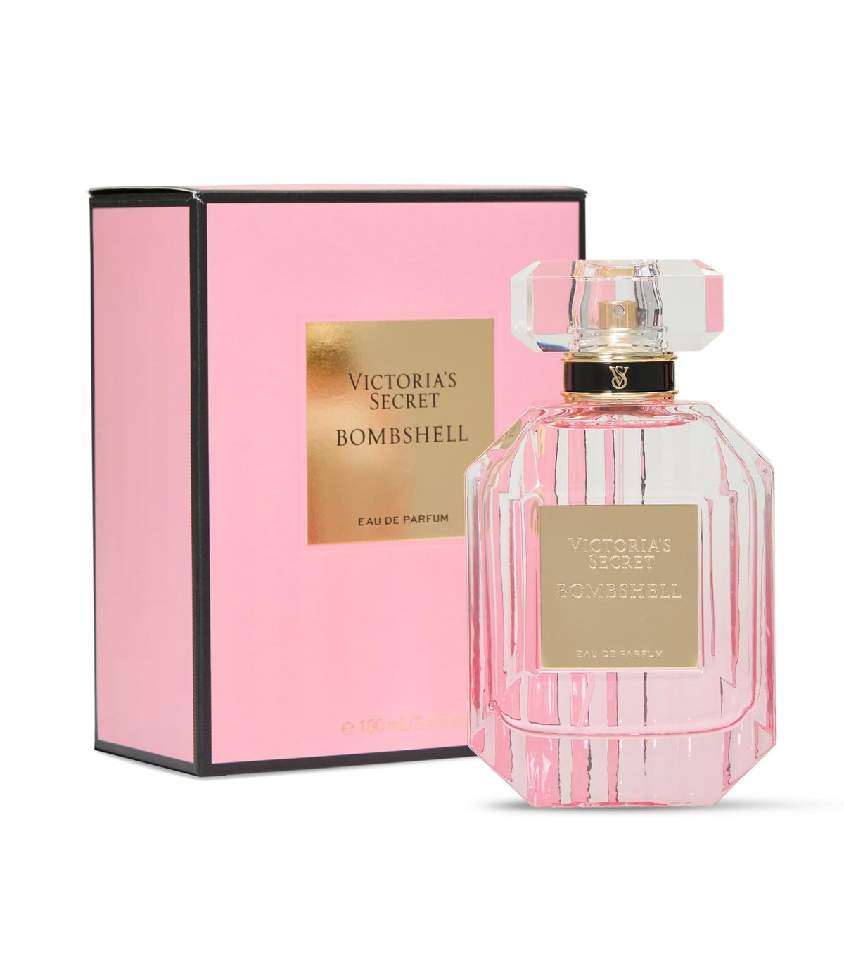 Victoria's Secret bottle front view showing sleek design and bold appeal