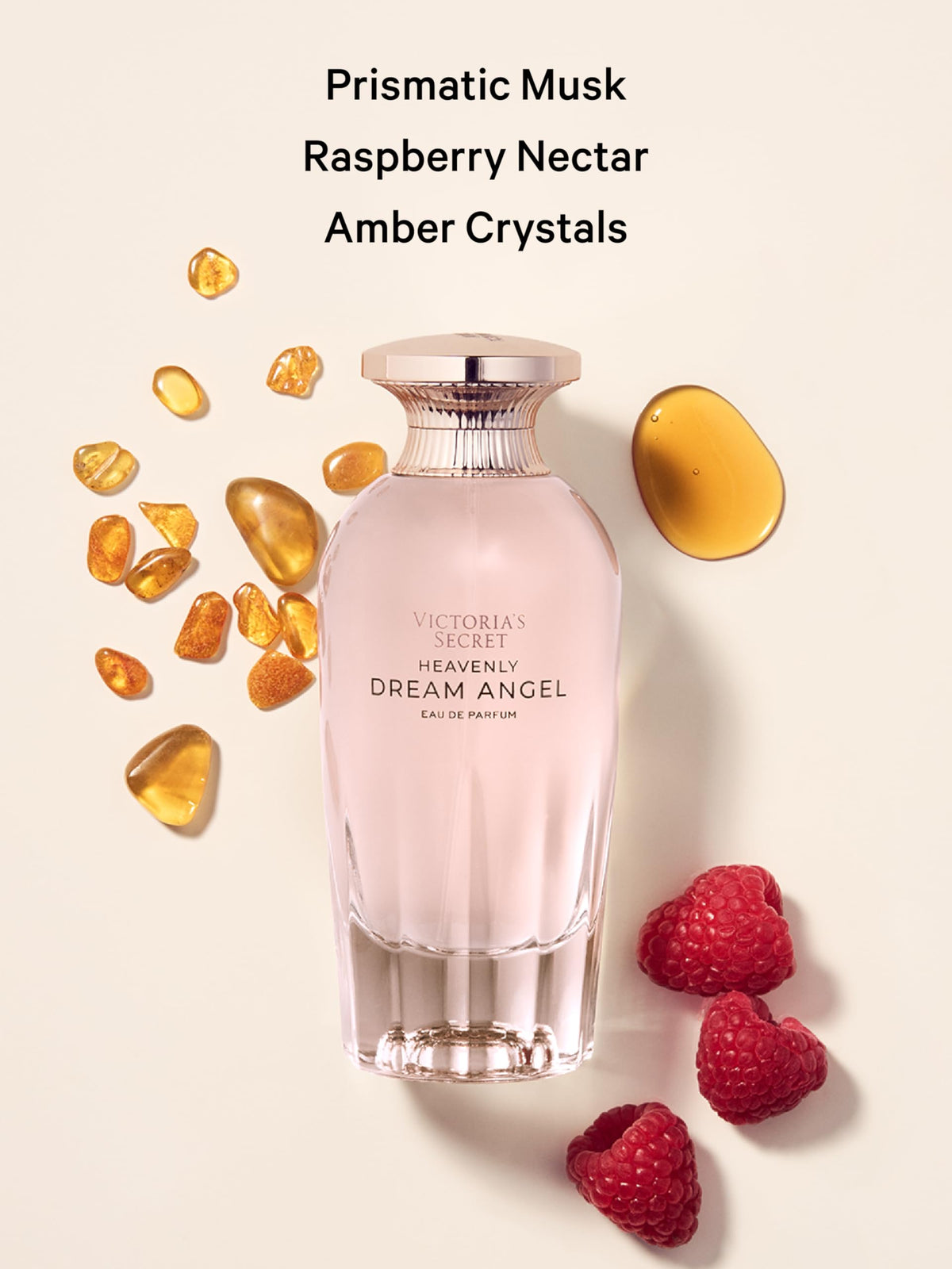 Victoria's Secret mist spraying from bottle, demonstrating fine coverage and easy refresh