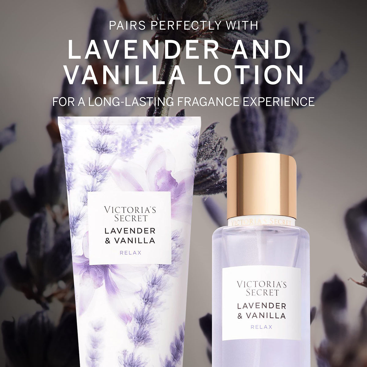 Victoria's Secret label close-up showing fragrance name and floral-warm style
