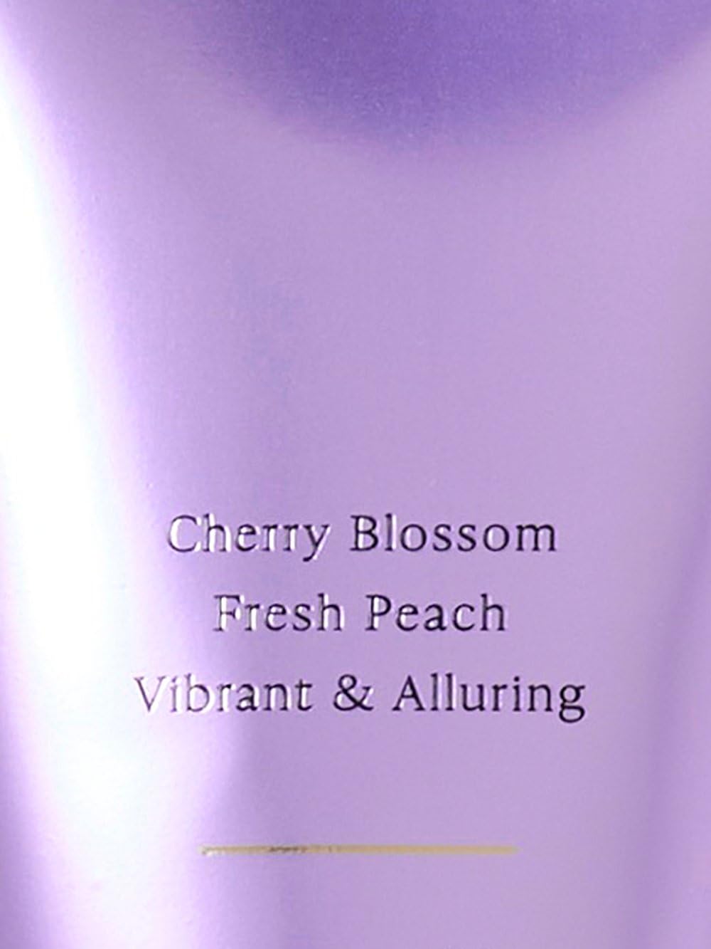 Victoria's Secret ingredient concept with peach and blossom visuals highlighting fruity-floral scent