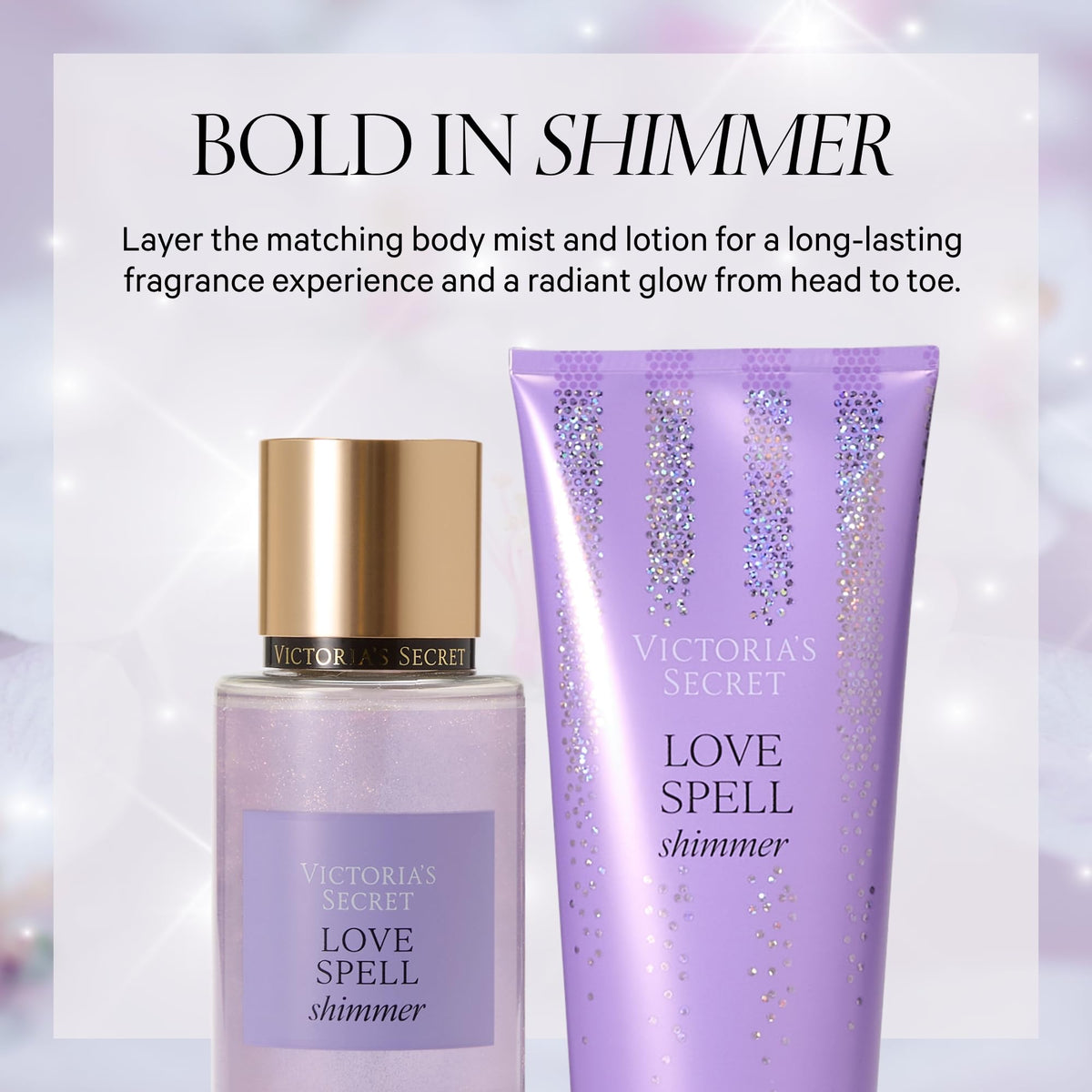 Victoria's Secret label detail displaying fragrance name and ingredient focus