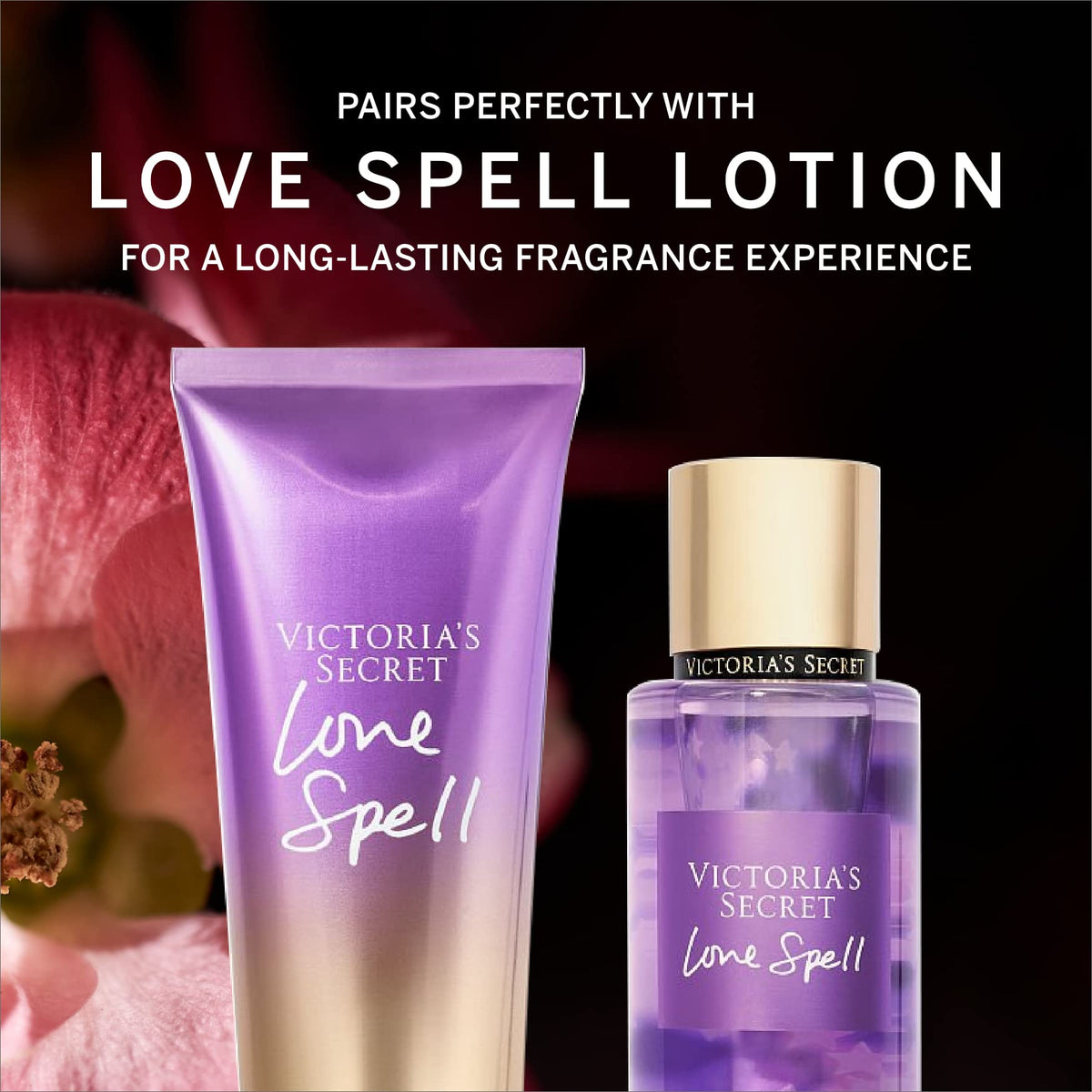 Victoria's Secret duo beside coins for size comparison and travel-friendly benefit