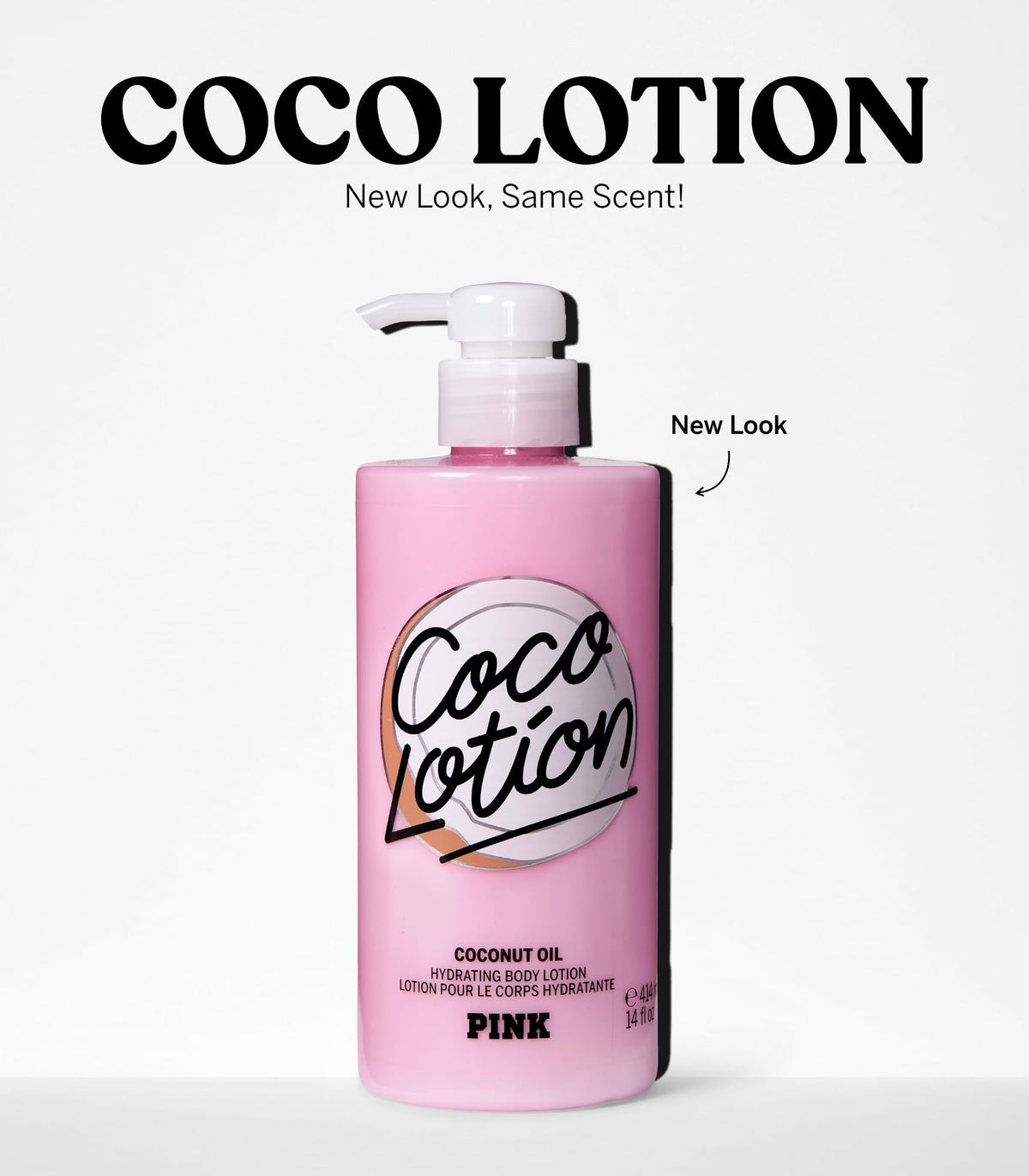 Victoria's Secret coconut oil ingredient displayed to emphasize moisturizing fatty acids