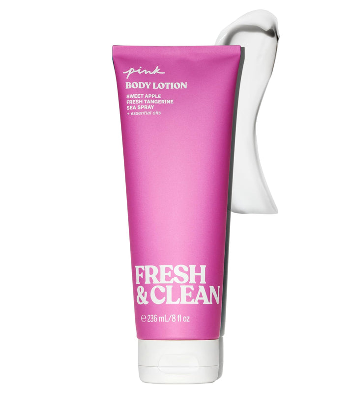 Victoria's Secret Pink front tube showing label and size, convenient everyday use