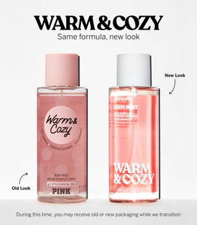 Victoria's Secret Pink fine mist cloud close-up, shows lightweight texture and soft scent