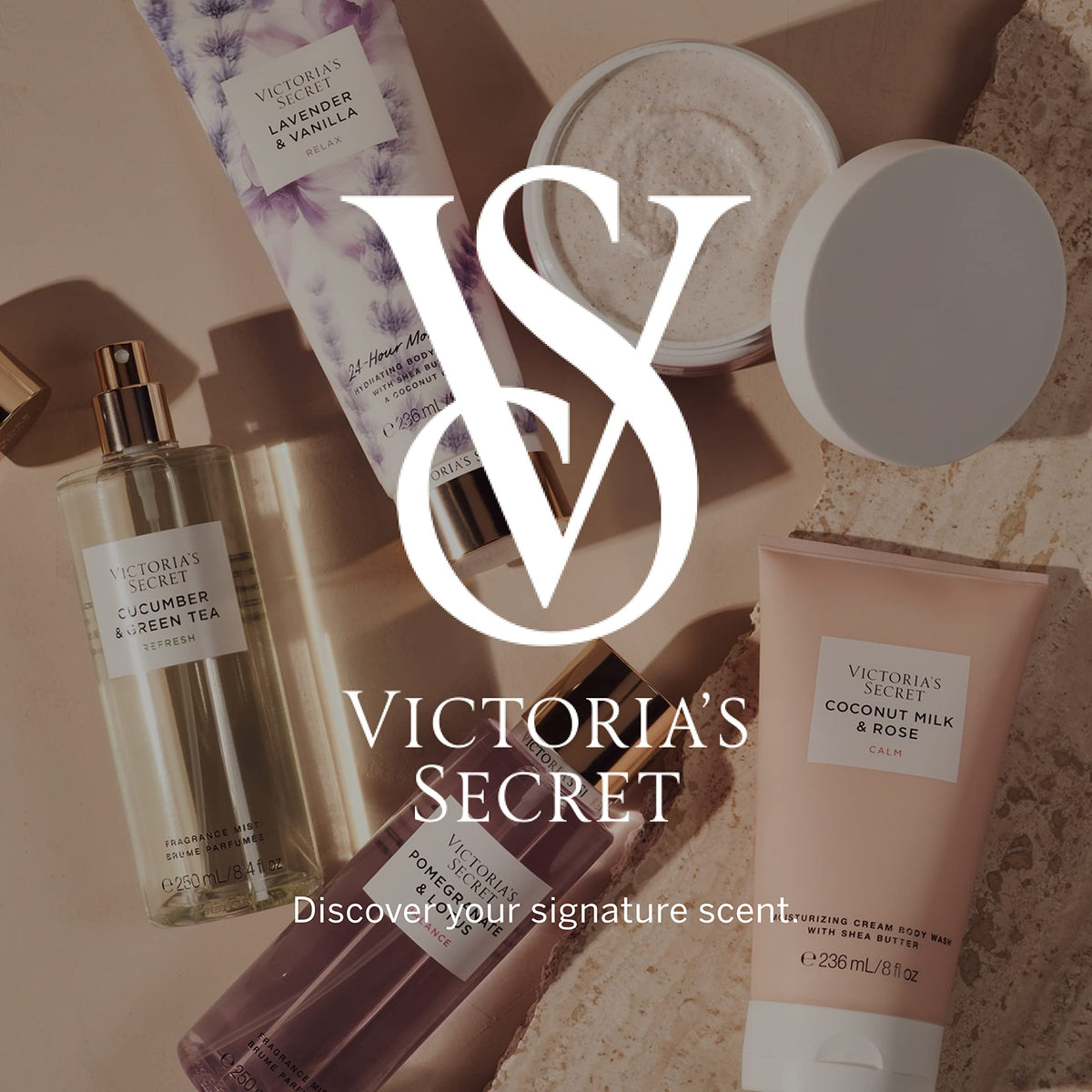 Victoria's Secret in hand for scale and easy portability benefit