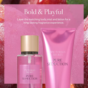 Victoria's Secret label detail showing fragrance name and ingredient emphasis