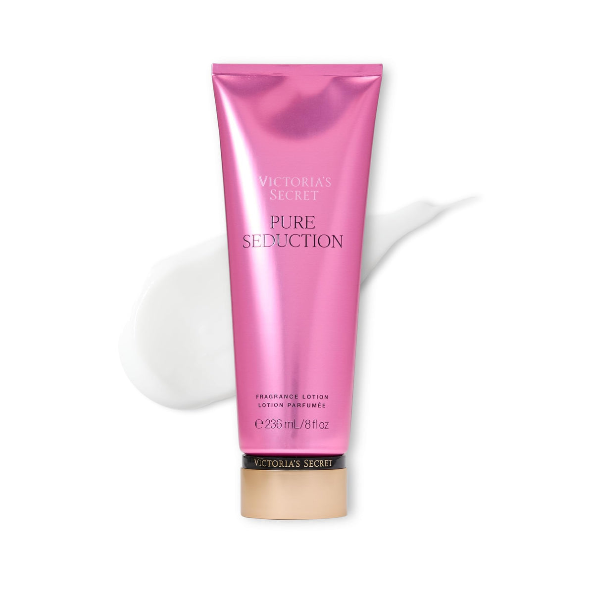 Victoria's Secret lotion texture on skin showing hydration and smooth finish
