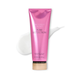 Victoria's Secret lotion texture on skin showing hydration and smooth finish