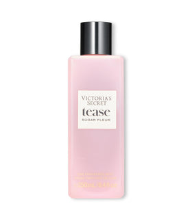Victoria's Secret bottle front view showing label and playful packaging benefit: easy identification
