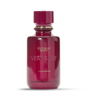 Victoria's Secret cap detail highlighting metallic finish and secure closure benefit: premium look