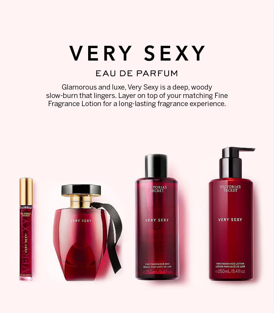 Victoria's Secret clear bottle showing warm liquid color and luxe finish