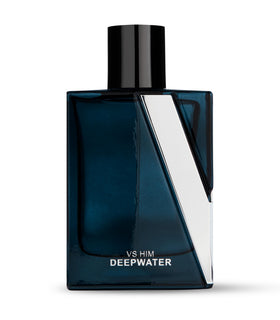 Victoria's Secret VS Him Deepwater closeup spray nozzle highlighting precise application