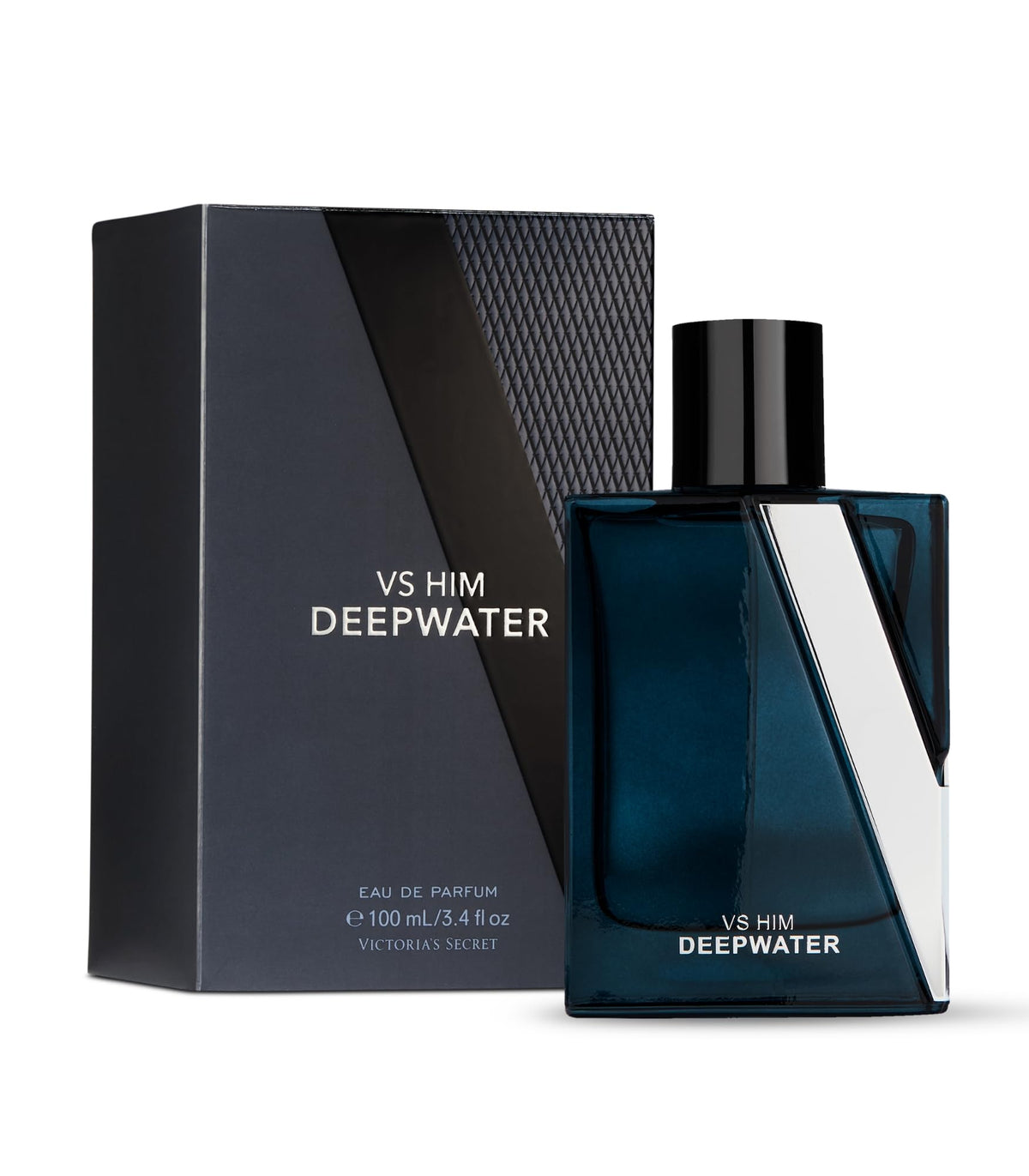 Victoria's Secret VS Him Deepwater front bottle shows sleek packaging and premium appeal
