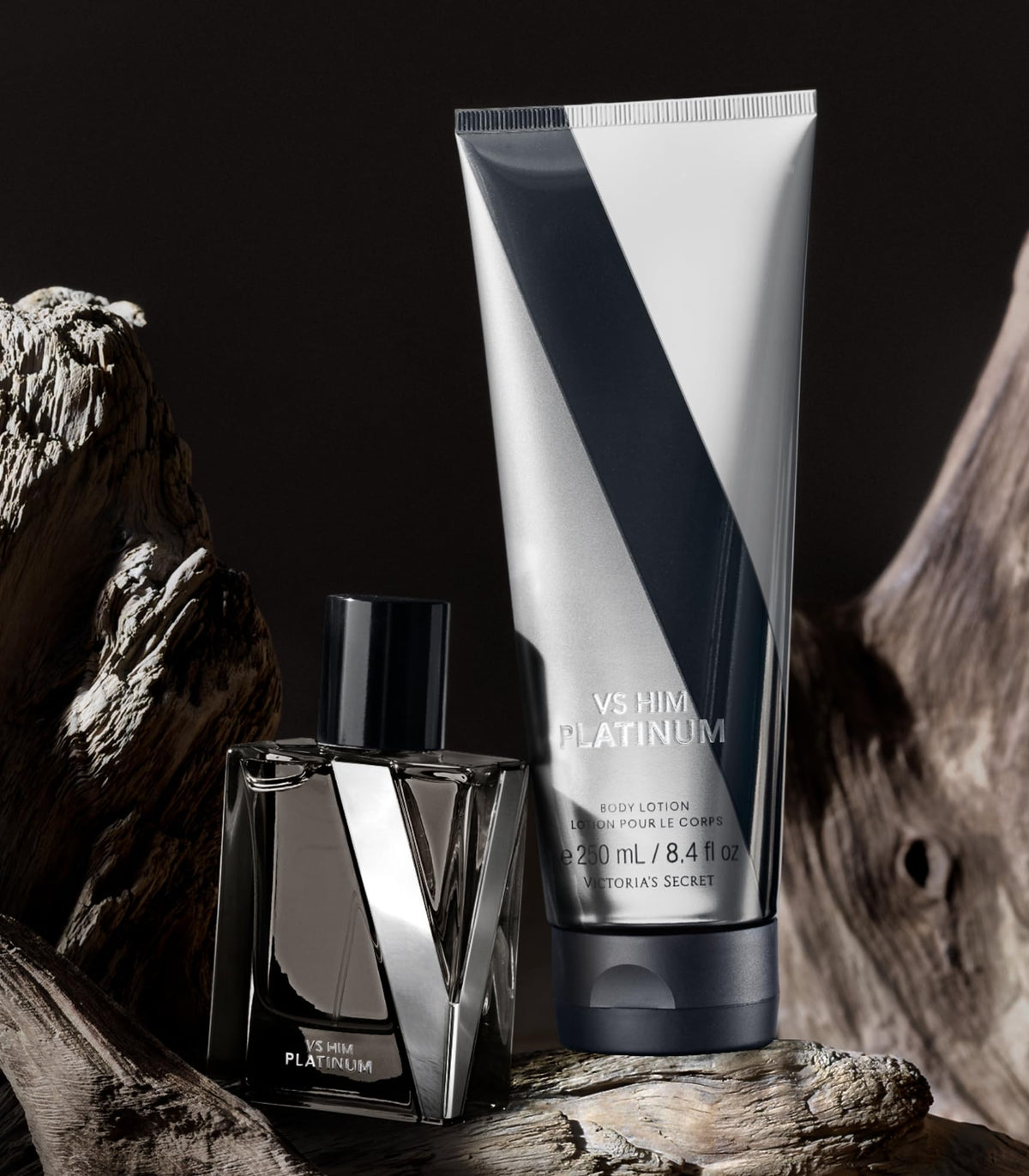 Victoria's Secret bottle on dresser in evening setting suggesting confident presence