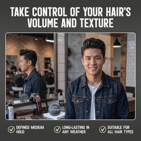 Victory Barber & Brand tube close-up label highlighting product name and clear usage benefit