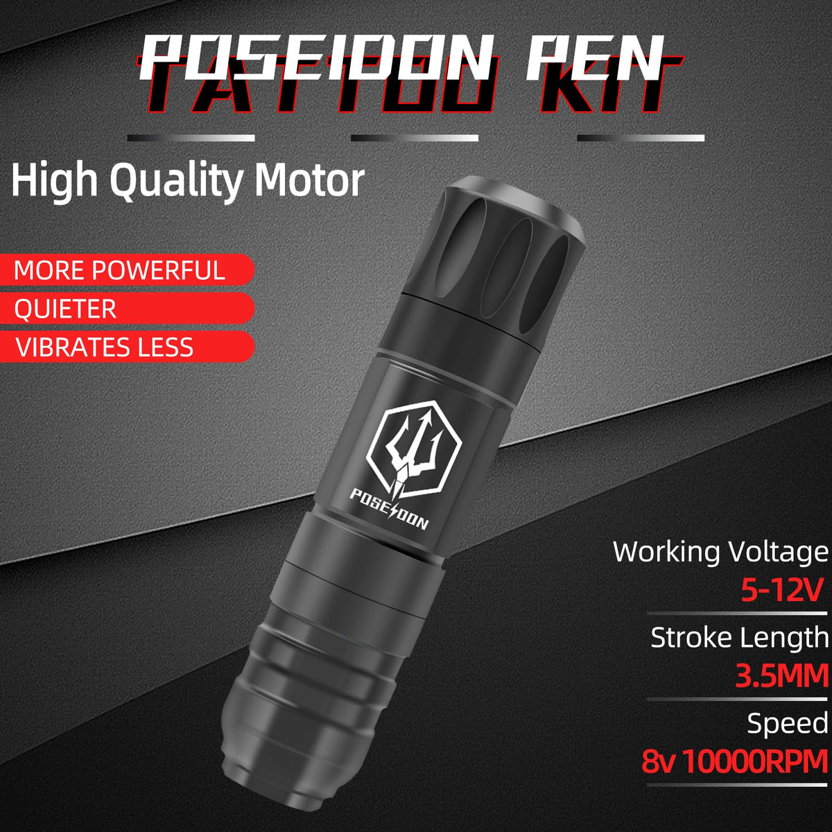 Vidattx POSEIDON batteries and TYPE-C cable display with swap-ready convenience