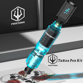 Vidattx assortment of tattoo inks laid out showing color variety for lining and shading