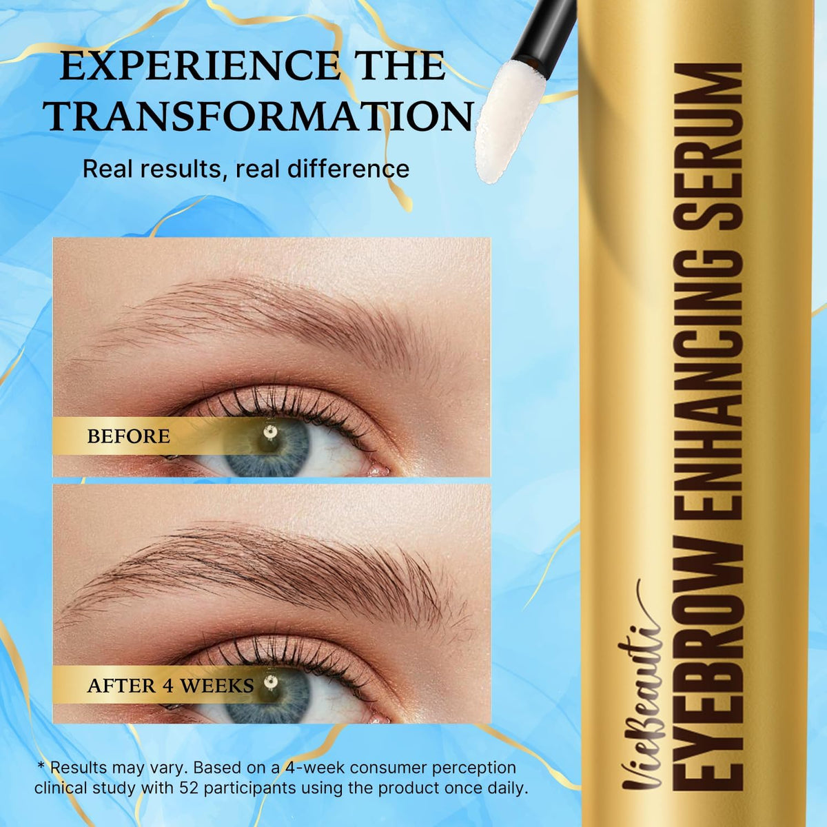 VieBeauti micro-brush applicator detail for precise, mess-free application