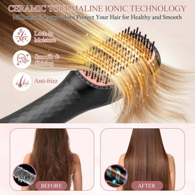 VIGNONY handle and control buttons showing ergonomic grip and adjustable heat for comfort