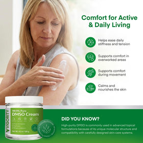 Vigority ingredient collage with aloe, turmeric, arnica showing botanical balance