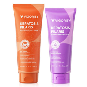 Vigority front packaging of KP Bump Eraser set showing both products and benefits