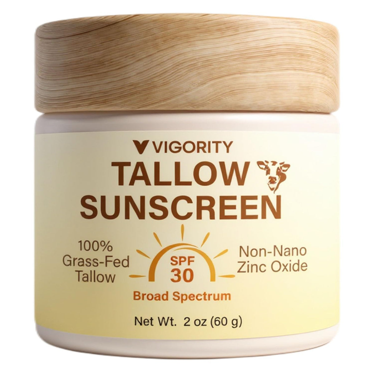 Vigority front packaging showing tube and SPF benefits