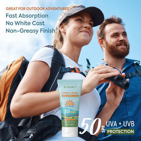 Vigority close-up texture of creamy mineral tallow sunscreen for smooth application