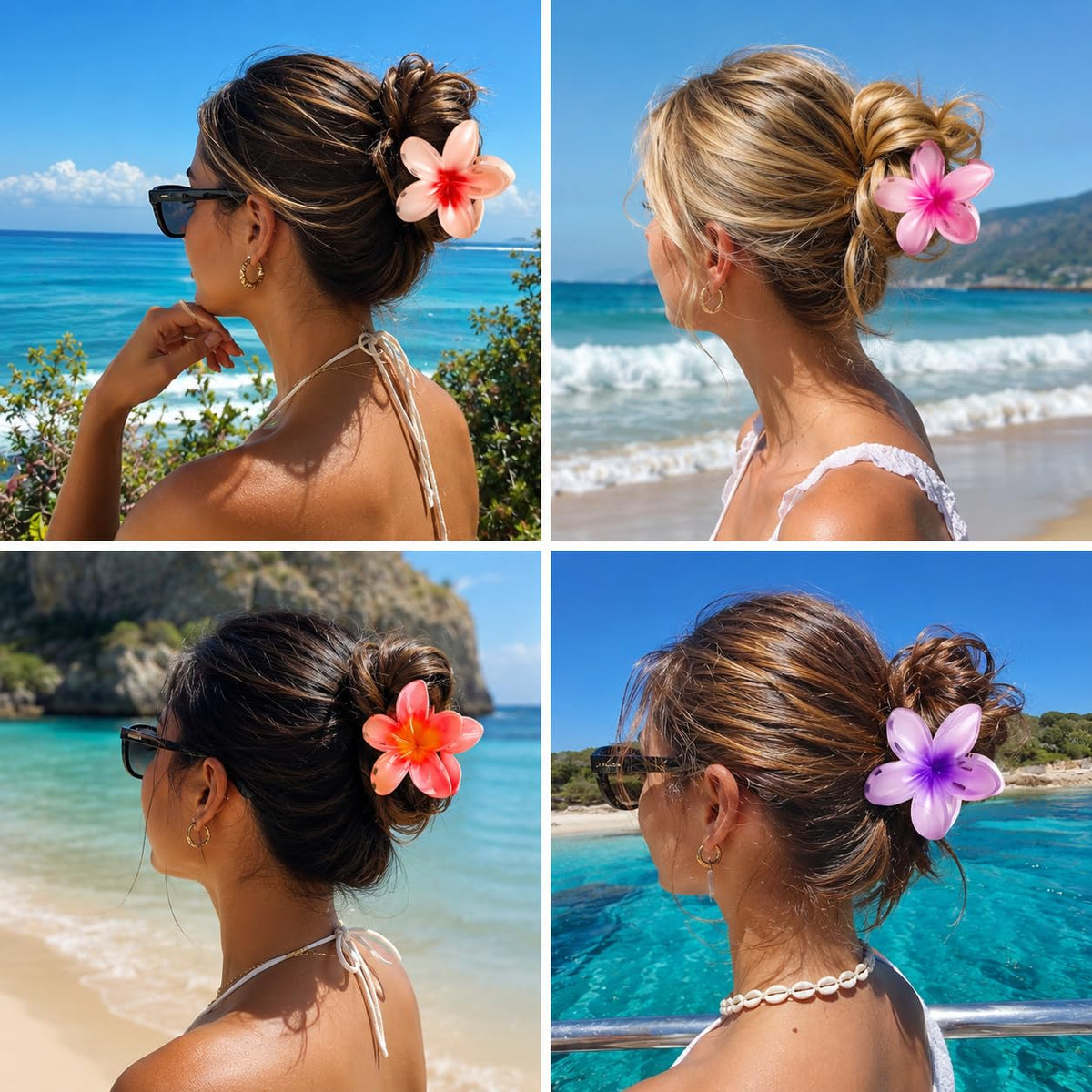 Vigorpace clip holding fine hair without slipping to show gentle protection benefit