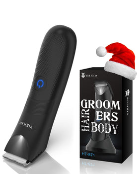 VIKICON front packaging showing full-body trimmer and included accessories for easy grooming