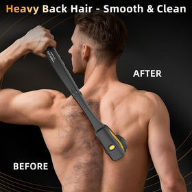 VIKICON Groomer razor in shower use showcasing IPX6 waterproof convenience
