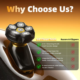 VIKICON Groomer trimmer attachment detail for pre-trimming thick body hair
