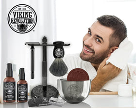 Viking Revolution aftershave balm tube soothing skin and locking moisture