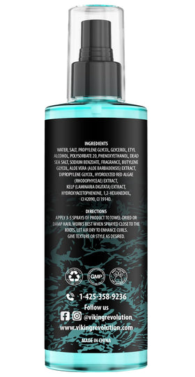 Viking Revolution back label close-up showing ingredients and usage directions