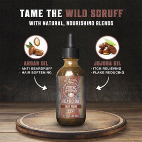 Viking Revolution dropper in hand dispensing oil for easy application