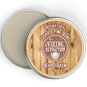 Viking Revolution bearded man outdoors conveying fresh cedar and pine scent