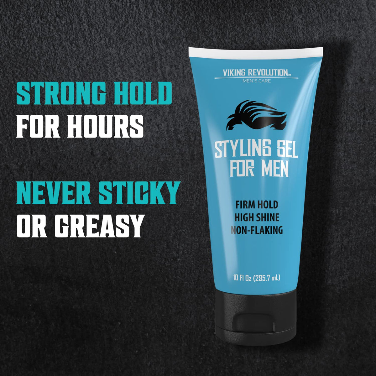 Viking Revolution gel pouring detail demonstrating clear consistency for no flakes