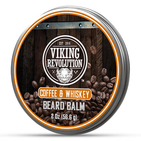 Viking Revolution front tin showing product and bold coffee whiskey scent benefit