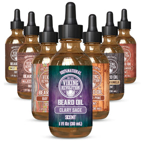 Viking Revolution front packaging showing clary sage scent and benefits