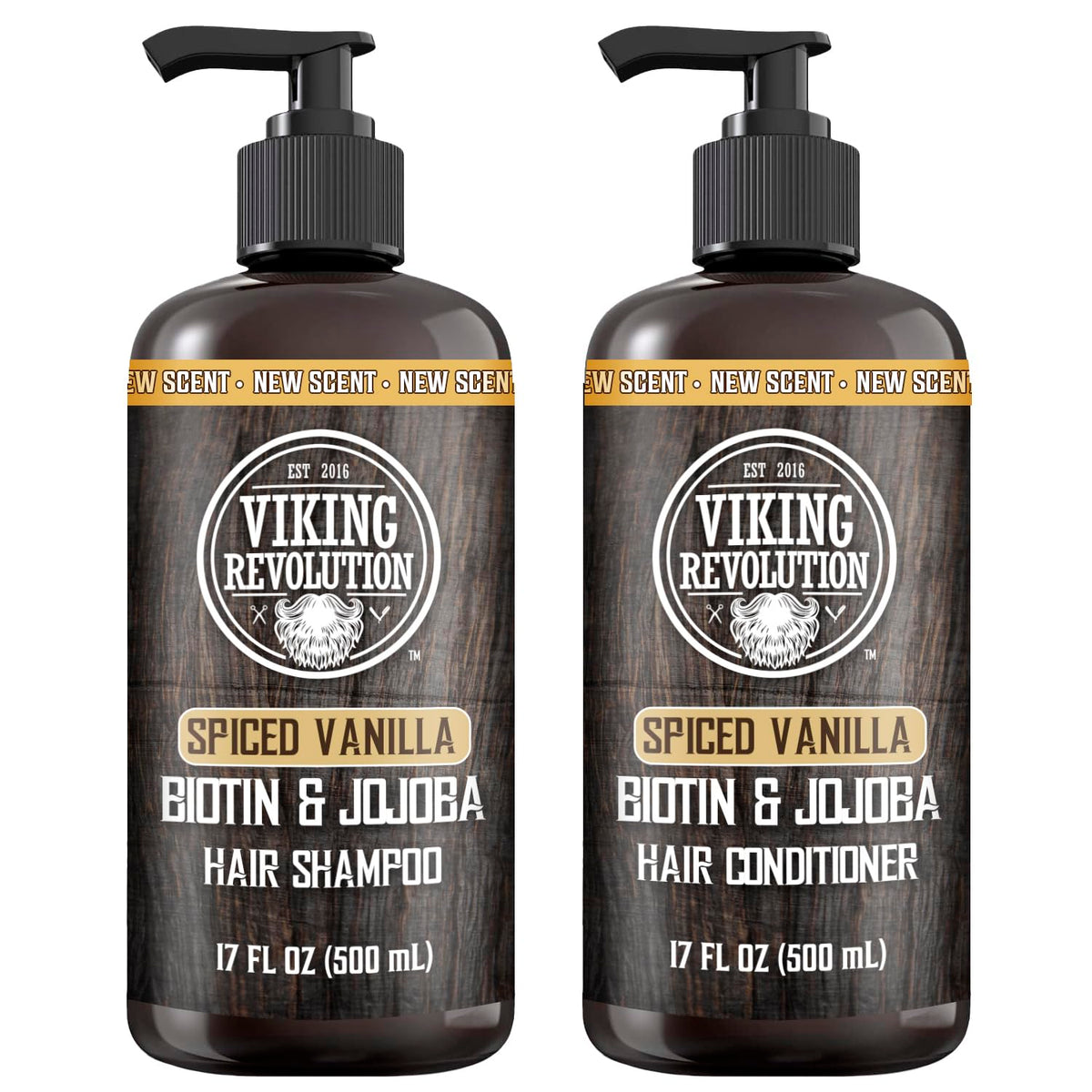 Viking Revolution front packaging showing spiced vanilla scent and set benefits