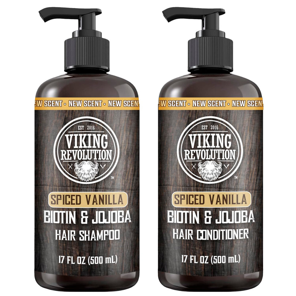 Viking Revolution front packaging showing spiced vanilla scent and set benefits