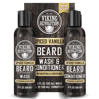 Viking Revolution front packaging showing spiced vanilla scent and benefits