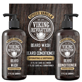 Viking Revolution front packaging showing spiced vanilla scent and benefits