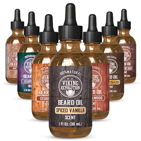 Viking Revolution front bottle shot showing spiced vanilla label and benefits