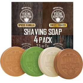 Viking Revolution front packaging showing four-scent variety and benefits